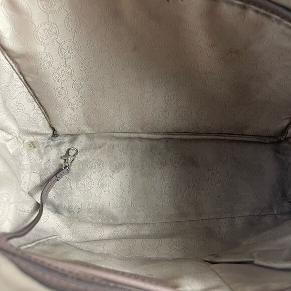 Michael Kors Jet Set Safiano Gray leather tote Silver tone hardwares & l… - Picture 12 of 16